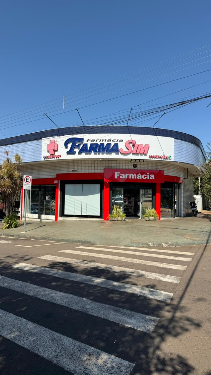 Fachada FarmaSim Maringá